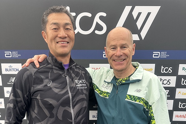 東京マラソン大嶋レースディレクターが「来年2日間・10万人参加」のロンドンマラソンレースディレクターと対談

